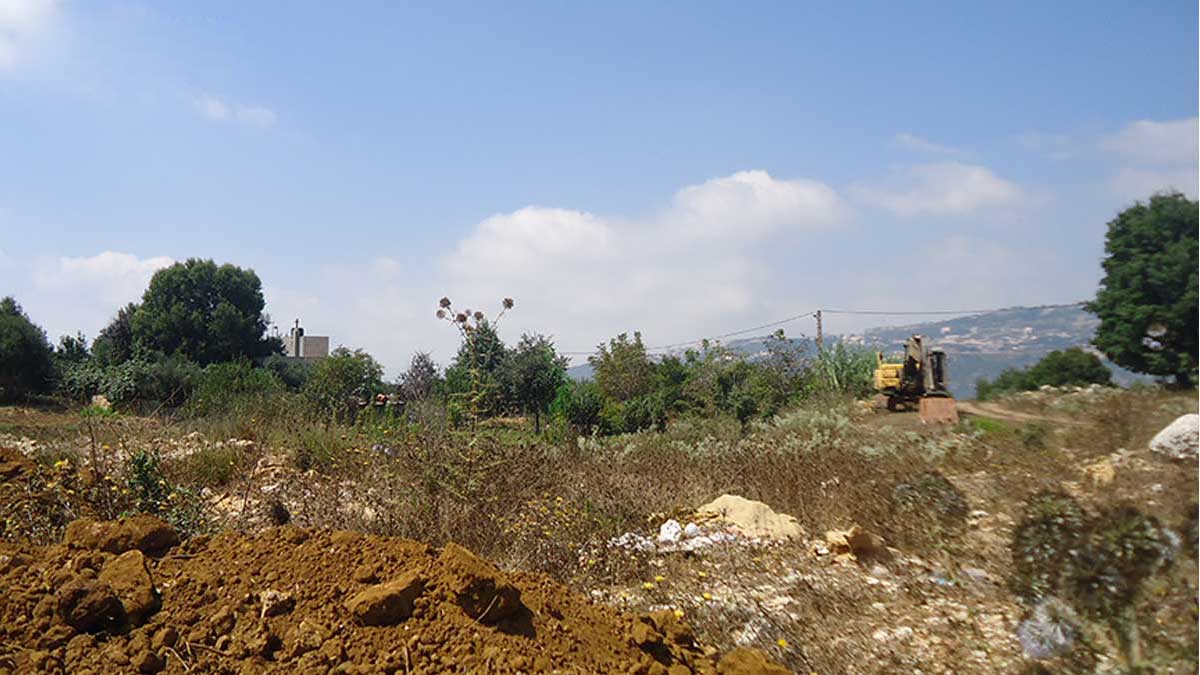 990 sqm land for sale in jbeil, ain el delbe for $99000